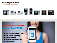 Tablet Screenshot of bioaccsys.com.au